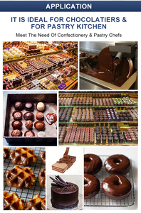 자동 완전 액체 충전 탬핑 난방 미국 목욕 verpakkingsmachine 초콜릿-초콜릿-wielmachine-초콜릿 기계 - Product Image 6