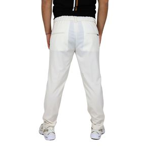 Molfetta 13 pantaloni di lana color talpa elegante Casual pantaloni con cerniera decorazione antirughe vita media XL taglia tinta in tinta unita - Product Image 3