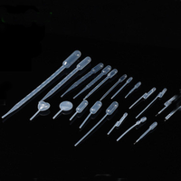 Pipette en plastique jetable TP-DB10120 120ul Pipette de transfert à double ampoule Pasteur graduée à double ampoule