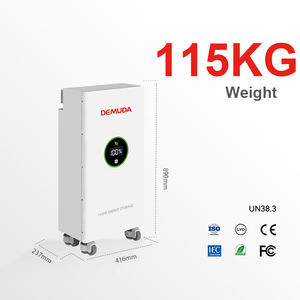 แบตเตอรี่ลิเธียม DEMUDA 51.2V 400Ah LiFePO4 6000 รอบการใช้งาน 20KWH ระบบกักเก็บพลังงานภายในบ้าน ระบบสื่อสารแบบ CAN แยกส่วน - Product Image 2