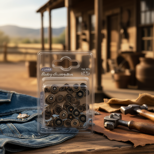 กระดุมแป๊กแบบคาวบอย Ilan ขนาด 10 มม. 8 ชิ้น สำหรับเสื้อผ้า - Product Image 2