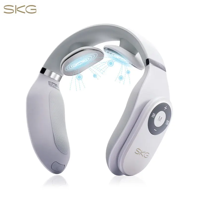 SKG Intelligente Elettrico Massager del Collo Riscaldamento Pain Relief Strumento 3D Wireless Profondo Del Tessuto Del Corpo di Assistenza Sanitaria Massaggio di Rilassamento Per Il Viaggio
