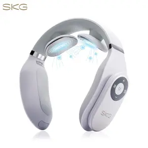 SKG Smart Elektrische Nek Massager Verwarming Pijnbestrijding Tool 3D Draadloze Deep Tissue Body Massage Gezondheidszorg Ontspanning Voor Reizen