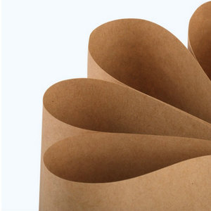 Materiales de Embalaje Virgen, Rollo de Papel Kraft Marrón de 40GSM, 45GSM, 50GSM, 80GSM - Product Image 2