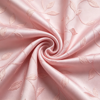 Tissu Brocart Métallique 100% Polyester Tissé en Gros, Doublure Jacquard Dobby 75D Élégante, Largeur 58/60 pouces, pour Cadeaux/Bijoux/Cosmétiques