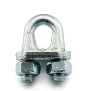 5/8" Rigging Hardware Steel Drop Forged Wire Rope Clamp U Bolt Wire Rope Clip