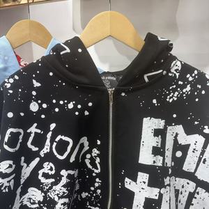 Felpe con Cappuccio di Alta Qualità per <span class=keywords><strong>Uomo</strong></span>, Abbigliamento Streetwear di Design con Stampa a Getto d'Inchiostro e Zip, Felpe 'Mixed Emotion' per Uomini - Product Image 4