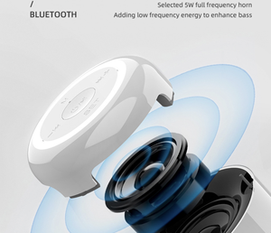 Haut-parleur portable mini sans fil Bluetooth V5.0 avec micro intégré, fonction horloge et lumière LED colorée pour <span class=keywords><strong>la</strong></span> <span class=keywords><strong>musique</strong></span> en extérieur (vente en gros) - Product Image 4