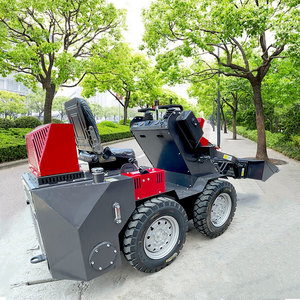 รถตักล้อยางคุณภาพสูง รถตักหน้าแบบมีล้อ รถตักไม้ซุง เครื่องยนต์ EU5 EPA มินิโหลดเดอร์ พร้อมมอเตอร์และปั๊ม - Product Image 3