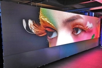 P3.91 Panel sewa, Led dinding Video nirkabel Panel sewa aluminium Die Cast 500*1000mm tahan air luar ruangan