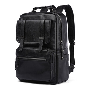 Vente en gros de sacs à dos en <span class=keywords><strong>cuir</strong></span> artificiel pour collégiens et collégiens cartables simples décontractés de marque personnalisée pour jeunes sacs à dos pour ordinateur portable de 14 pouces - Product Image 1