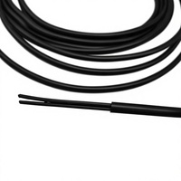 Gaine extérieure en plastique POF pour fibre optique de communication 1,0 mm, 6 mm/5 mm, mono-ou bi-brin, avec âme de fil importée et revêtement domestique