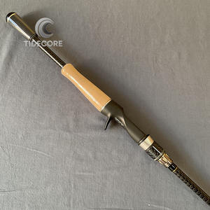 Caña <span class=keywords><strong>de</strong></span> <span class=keywords><strong>Pescar</strong></span> <span class=keywords><strong>de</strong></span> Lanzamiento <span class=keywords><strong>de</strong></span> 1.98m (6 pies 6 pulgadas) <span class=keywords><strong>de</strong></span> <span class=keywords><strong>Alta</strong></span> <span class=keywords><strong>Gama</strong></span> Personalizada, 1 Sección, T1100G, Carbono <span class=keywords><strong>de</strong></span> Alto Módulo, Mango <span class=keywords><strong>de</strong></span> Corcho, Guías SIC - Product Image 1