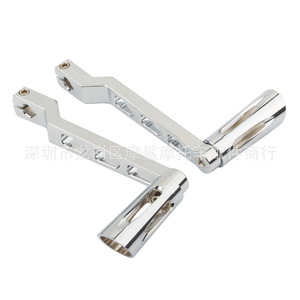 Palanca de Cambios para Motocicleta Moshark, de Aluminio Negro Cromado, Modificada para Piezas de Motocicleta Harley Davidson - Product Image 5