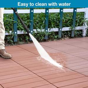 SHENGCHENG Plastic Interlocking Deck <b>Tiles</b> 12"x12"inch Waterproof Outdoor Flooring Patio Floor Exterior Balcony Decking <b>Tiles</b> - Product Image 4