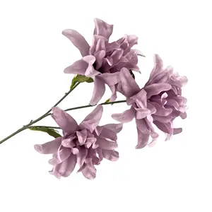 Свадебная сцена, облицовочное растение, распродажа, как горячие пирожки, фиолетовый Шелковый Свадебный букет с искусственным растительным цветком