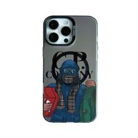 Coque de téléphone magnétique de style balaclava streetwear IMD pour iPhone 16 15 Pro Max, protection antichoc, CP