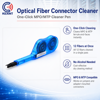KEXINT FTTH One Click MPO MTP Optical Fiber Connector Cleaner Pen Cassette High-performance Tool for Cleaning Fiber End-faces