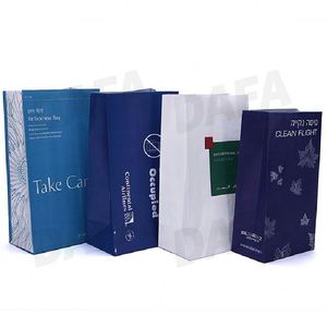 Bolsa Desechable para Vómito, Bolsa de Papel Kraft para Mareos en Avión - Product Image 4