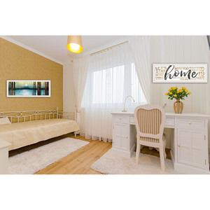 HMS Set due oro moderno telaio in metallo da parete arte bianco 3 pezzo disegno astratto per la casa di amore 3 stampa bianca per la parete contemporanea - Product Image 4