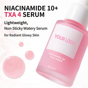 Suero Facial OEM/ODM en Oferta con Niacinamida Orgánica al <span class=keywords><strong>10</strong></span>% + TXA 4, <span class=keywords><strong>Vitamina</strong></span> <span class=keywords><strong>C</strong></span>, Blanqueador, Antienvejecimiento, Antiarrugas y Ácido Hialurónico - Product Image 4