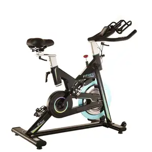 다기능 화면이 있는 베스트 셀러 실내 운동 마그네틱 스핀 바이크, 남성과 여성을 위한 가정용 건강 운동 자전거