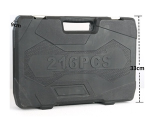 Bộ 216pcs trong 1 cơ khí và ô tô sửa chữa kết hợp ổ cắm Ratchet cờ lê với xe công cụ hàng loạt đầu nhanh chóng kết nối rod - Product Image 3