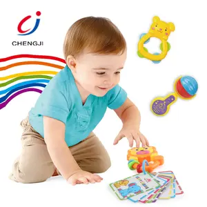 良好的质量婴儿安全塑料卡通动物摇婴儿玩具响尾蛇设置