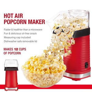 Mini <b>Popcorn</b> Maker Electric Hot Air Popper 800W 220V Plastic Body For Home Use - Product Image 2