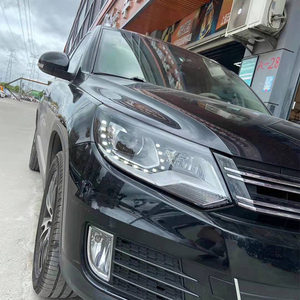 Pour VW <span class=keywords><strong>Tiguan</strong></span> 2013-2016 LED Auto Phare Assemblage Mise À Niveau Tearful Style LED Voiture Avant Lampes Projecteur Lentille Accessoires - Product Image 4