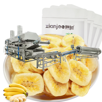 Machine automatique de fabrication de chips de banane longues 100 kg/h 200 kg/h 300 kg/h, ligne de production de friture de chips de banane plantain