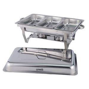 Piatto avanzato semplice in acciaio inossidabile per banchetti di Hotel e ristoranti nuove attrezzature per il riscaldamento e la tenuta delle vendite Spot - Product Image 1