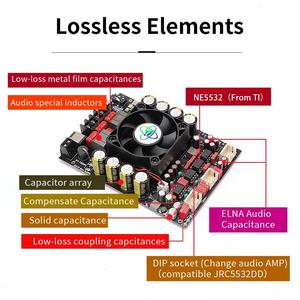 XY-T220H TPA3251D2 บอร์ดขยายเสียงสเตอริโอ, 220W×2 โมดูลขยายเสียงไฮไฟแบบไม่สูญเสียคุณภาพพร้อมการปรับเสียงแหลมและเสียงเบส - Product Image 3