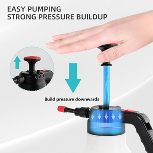 Mingou Foam Sprayer Bottle 1.5L Manual Pressure Car Wash <b>Cleaner</b> <b>Spray</b> Gun for Vehicle Cleaning - Product Image 4