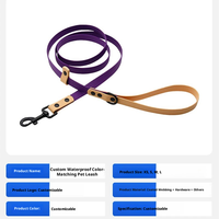 Laisse pour chien et chat en PVC, best-seller transfrontalier, résistante à l'eau et aux déchirures, rembourrée, anti-frottement, écologique, pour usage extérieur, vente en gros