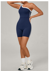 Mới Đến Duy Nhất Vai Yoga Quần Áo Xà Cạp Backless Tập Thể Dục Jumpsuit Biểu Tượng Tùy Chỉnh Một Mảnh Yoga Thể Thao Jumpsuit - Product Image 5