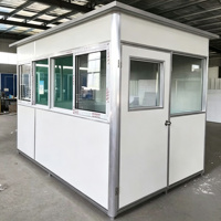 Caseta de Seguridad Portátil para Exteriores a Bajo Precio, Casa Pequeña Portátil, Caseta Temporal para Guardias, Kiosco, Caseta de Vigilancia