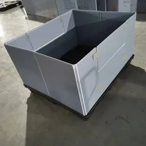 Nakliye konteynerleri 1200*1000*1000mm ağır plastik saklama kutusu depolama için büyük hareketli kutular