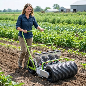 Semoir manuel à pignon pour une productivité élevée, idéal pour le maïs, les pommes de terre et les légumes, avec fonction de semis pour usage agricole - Product Image 1