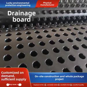 環境に優しいHDPE防水排水板、ディンプル表面、5年保証、庭園、地下ガレージ建設用 - Product Image 6
