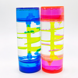 <span class=keywords><strong>Sablier</strong></span> à mouvement liquide de sable mouvant, <span class=keywords><strong>spirale</strong></span> colorée, pour les fêtes, les anniversaires, la promotion, cadeau créatif - Product Image 2