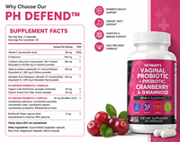 Capsules Probiotiques pour Femmes, Extrait de Canneberge, D-Mannose, Santé Vaginale, Soutien des Voies Urinaires, Complément Alimentaire, Marque Privée OEM ODM