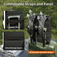 Mini étui coque rigide ordinateur portable d'affaires serrure à combinaison accessoires étanches Port de charge accès PC sac à dos Dayback sac à dos