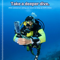 Accessoires pour caméra d'action Insta360 One X3 VR, cage à double objectif étanche à 45 m sous l'eau avec boîtier de plongée JM-24102904