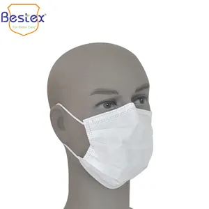 Máscara facial feminina branca para salão de beleza, 50 pacotes, máscaras médicas descartáveis escolares