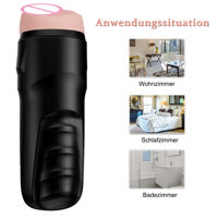 Mainan Seks XISE untuk Pria, Vibrator Silikon Setengah Badan, Masturbasi Dewasa, Peningkat Realistis Pria, Penis Buatan