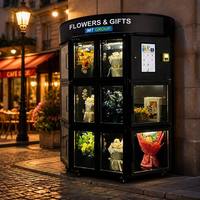 Máquina Expendedora de Ramos de Flores Frescos de Autoservicio para Hoteles de Lujo, Totalmente Automática y Profesional