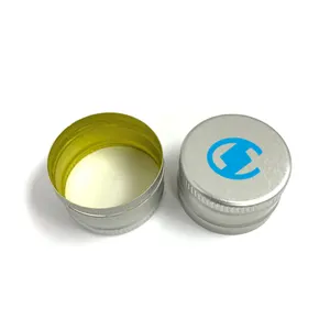 Aluminium Screw Cap Pilfer-Proof Cap 28mm with printed logo Metal screw closures for Functional drinks