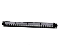 Diskon besar 19 "1U 24Port Panel Patch kosong