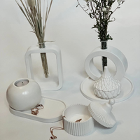 Moule en silicone 3D pour vase, pour la coulée de résine époxy, décoration artisanale pour la maison et le jardin, antiadhésif, réutilisable, bricolage, moule pour pot de fleurs